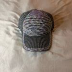 Gray Rhinestone Embellished Cap Photo 1