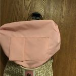 Coach  CHELSEA SIGNATURE BEIGE PINK STRIPE LEATHER TRIM CROSSBODY SHOULDER BAG Photo 7