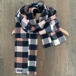 Patagonia Women's Flannel Plaid Patchwork Fjord Scarf Upriver Century Pink, Navy Photo 3