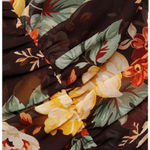 Veronica Beard NWT  Silk Hedera Floral Mini Dress Brown Size 10 Photo 9