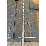 Croft & Barrow  Cardigan Sz PL Full Zip Gray Cardinals Birds Holiday Winter Snow Photo 6