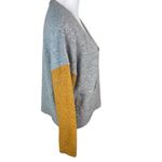 Hem & Thread  Colorblock Grandpa Long Sleeve Button Front Sweater Cardigan Small Photo 6