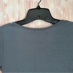 Sincerely Jules Blue California Ribbed Lettuce Hem T Shirt Dress Size L Size L Photo 8