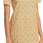 Tory Burch Cotton Basketweave T-Shirt Cotton Shift Logo Dress Photo 0