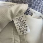 Ann Taylor NWT high rise straight leg blue white tweed woven pants cuffed twee Photo 5