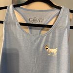 Goat USA Women's Racerback Tank Top Size M Medium Blue Photo 1