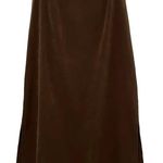 Vintage Faux Suede Maxi Skirt Brown Size‎ Petite Medium Western Boho Cottagecore Size undefined Photo 0