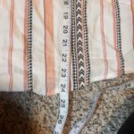 MINE Striped Tank‎ Top Sleeveless Casual Blouse V Photo 3