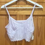 American Eagle Size Medium Light Purple Bra Top Crop Top. Photo 1