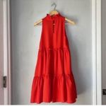 Elliatt  Sonnet Mod Mock Ness Dress Swing Poppy Red Anthropologie Photo 4