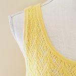 eight eight eight  yellow pointelle large sweater Photo 1