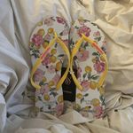 Havaianas X Victoria’s Secret Flip Flops, Floral 9/10 Sandals  Photo 1