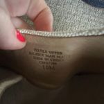 Splendid Women’s Beige and Blue Chunky Wedge Platform Canvas Sandals Size 10 Photo 5