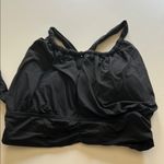 La Blanca Island Goddess High Neck Midkini Top - Black, Size 14, NWT Photo 1