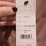 Sigrid Olsen Vintage NWT  Cropped Linen Cotton Pants Brown Brazil Nut Size 6 Photo 2