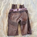 Gymshark Flex Leggings Size Small Heathered Pink Nylon Stretch Photo 4