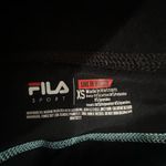 FILA  Black Leggings with Blue Trim Photo 2