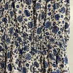 Lucky Brand Blue and White Flowy Floral Midi Dress Size XS Photo 8