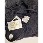 Becca New.  black lace crochet swimsuit. Medium. Retails $145 Photo 9