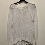 Michael Kors  Back Button Open chunky knit Sweater woman size SMALL gold buttons Photo 0