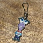 Disney Pixar Inside Out Fear Emotion Charm with Spring Hook Photo 1
