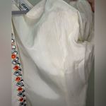 Vintage D'ore Blazer with Bold Gemstone Embellishments Gaudy rhinestones 80’s Orange Size 14 Photo 8