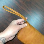 Free People NWT Zipper Wallet with Wrist Strap- Vegan Leather- Distressed Vegan Photo 3