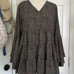 Andthewhy  leopard tiered bell sleeve blouse Photo 0