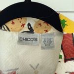 Chico's Chico’s Women’s 2 Farmers Market LagenLook Jacket Artsy Art to Wear Unique Photo 1