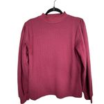 J.Crew  Mock Neck Gathered Shoulder Knit Top Size Medium Photo 1
