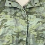 Lane Bryant SZ 16 Classic Utility Jacket Camo Full-Zip Pockets Long Sleeve Green Photo 8