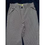 Betabrand Women's Yoga Dress Pants Black White Cat Check Stretch Pull On Sz S Photo 1