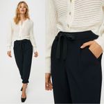 Aritzia Wilfred •  Allant Pant black cropped slouchy dress trouser Photo 4