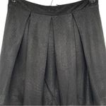 Charlotte Russe  Shimmer Pleated Mini Skirt Women M Metallic Black Dark Academia Photo 4