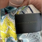 Gorgeous America and Beyond Chevron Pattern Beach Bathing Suit Coverup Dress Blue Size L Photo 12