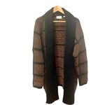 Ellen Tracy Vintage Hand Knit  Long Cardigan Sweater Coat Photo 2