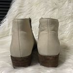 Frye Women's Carson Piping Boot Size 9 Gray Taupe Leather Western Block Heel Photo 6
