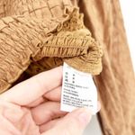 American Eagle  Womens Cottagecore Milkmaid Smocked Square Neck Crop Blouse Top M Photo 7