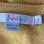 Boden Mustard Yellow Crop Crew Cardigan Photo 5