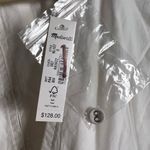 Madewell  Annamarie White Floral Puff Sleeve V-Neck Mini Dress Size 0 Photo 12