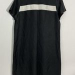 Womans Finity Size 12 Black Short Sleeve Crew Neck Knee Length Shift Dress Photo 0