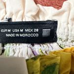 ZARA  Floral Off-Shoulder Crop Top - Cream and Green Photo 4