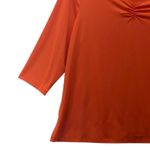 Susan Graver Blouse Size 1X Orange Photo 3