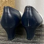 Salvatore Ferragamo  Black & White Color Block Pump Shoes 9 Photo 2