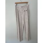 Free People  Lotta Love Wide Leg Trousers‎ In Sable Size 12 Pleated Linen Blend Photo 5