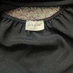 Free Kisses Black Silk Gold Chain Halter Top Photo 3