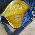 American Eagle Navy Puffer Style Crossbody Bag  AEO EUC Adjustable Zip Photo 2