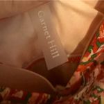 Garnet Hill  Women's One Piece Swimsuit Sunset Ikat Ruched Overlay Suit Size 8 Photo 4