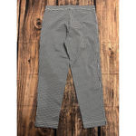 Talbots  Women's Black Check Ankle Pants Size Large‎ Casual Stretchy Fit Photo 4
