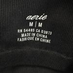 Aerie seamless lace trim black longline bralette - medium Photo 5